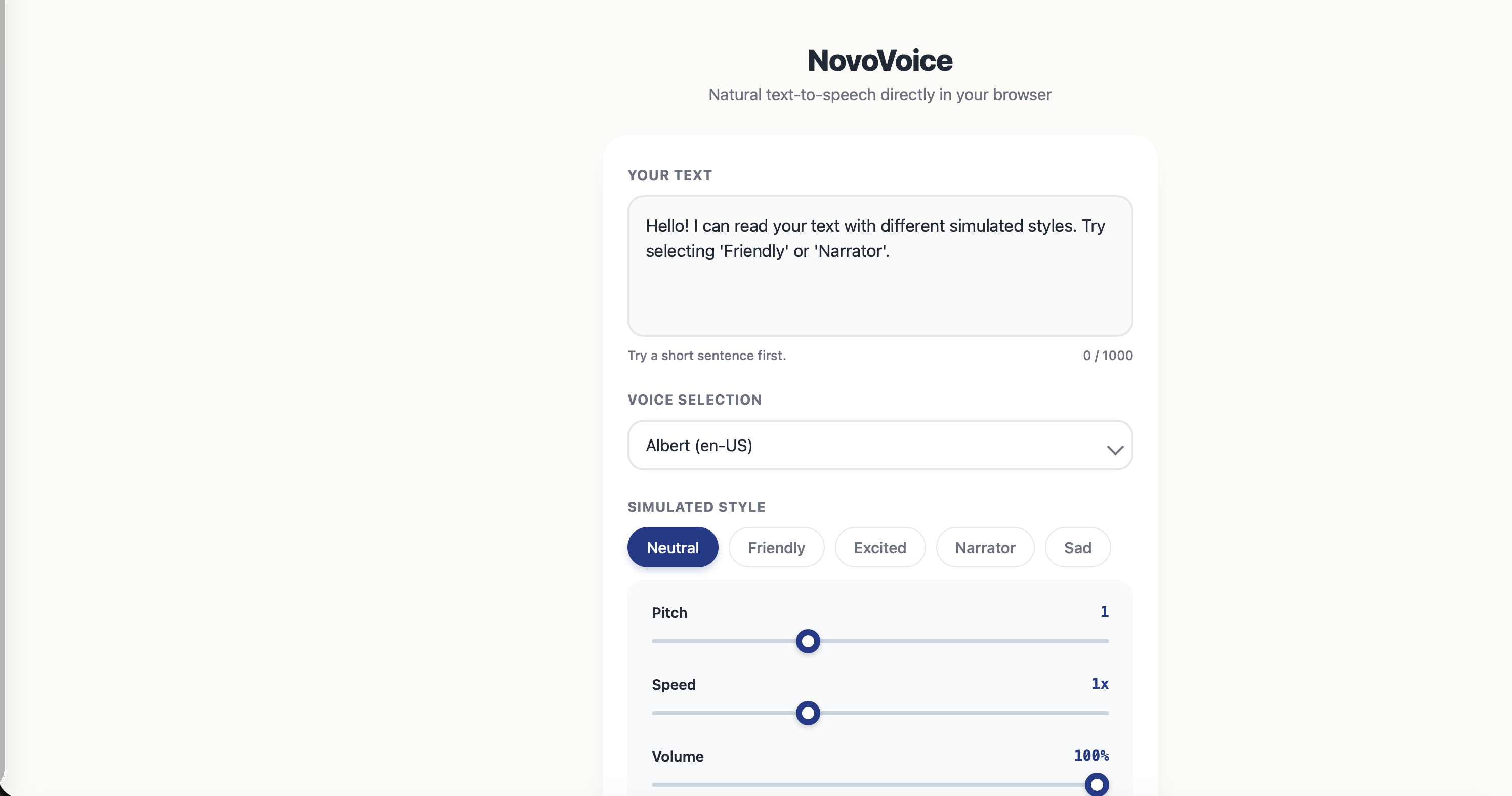 ai text to speech generator
